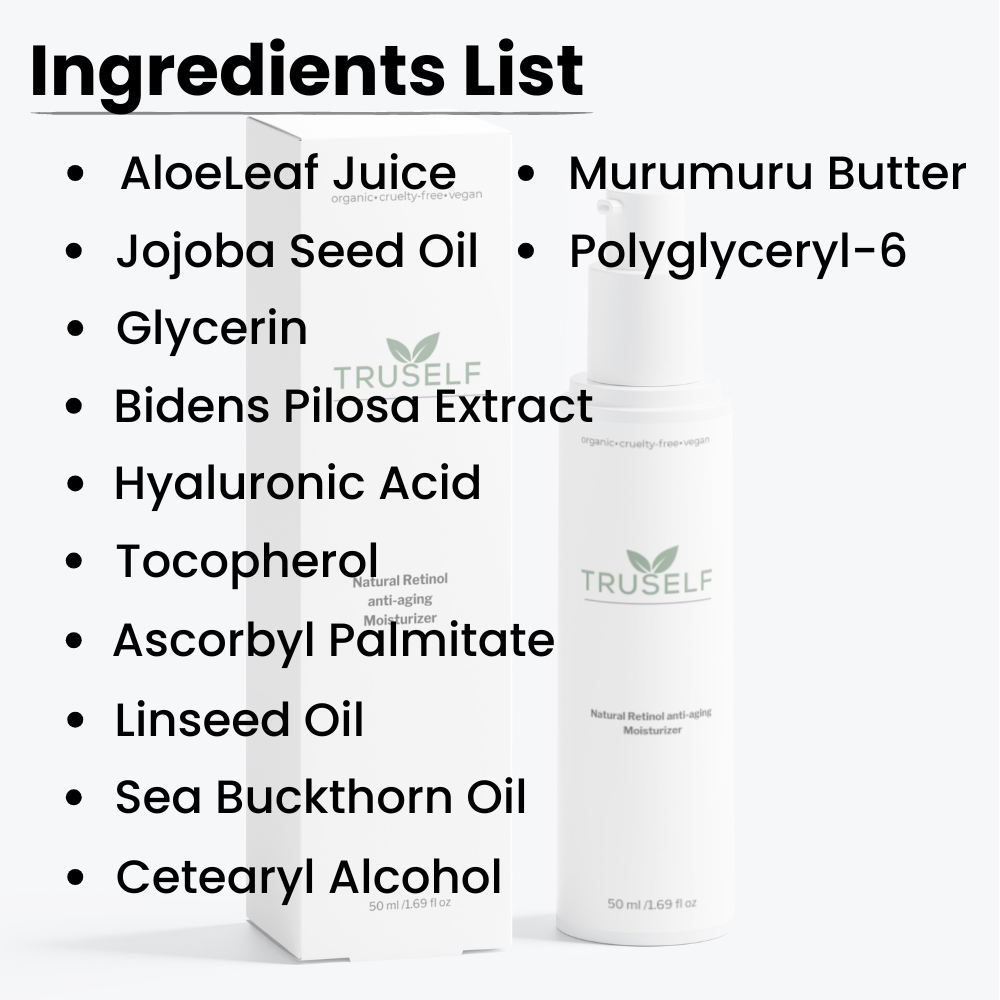 Natural Retinol anti-aging Moisturizer