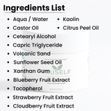 Natural Icelandic Volcano face and body scrub