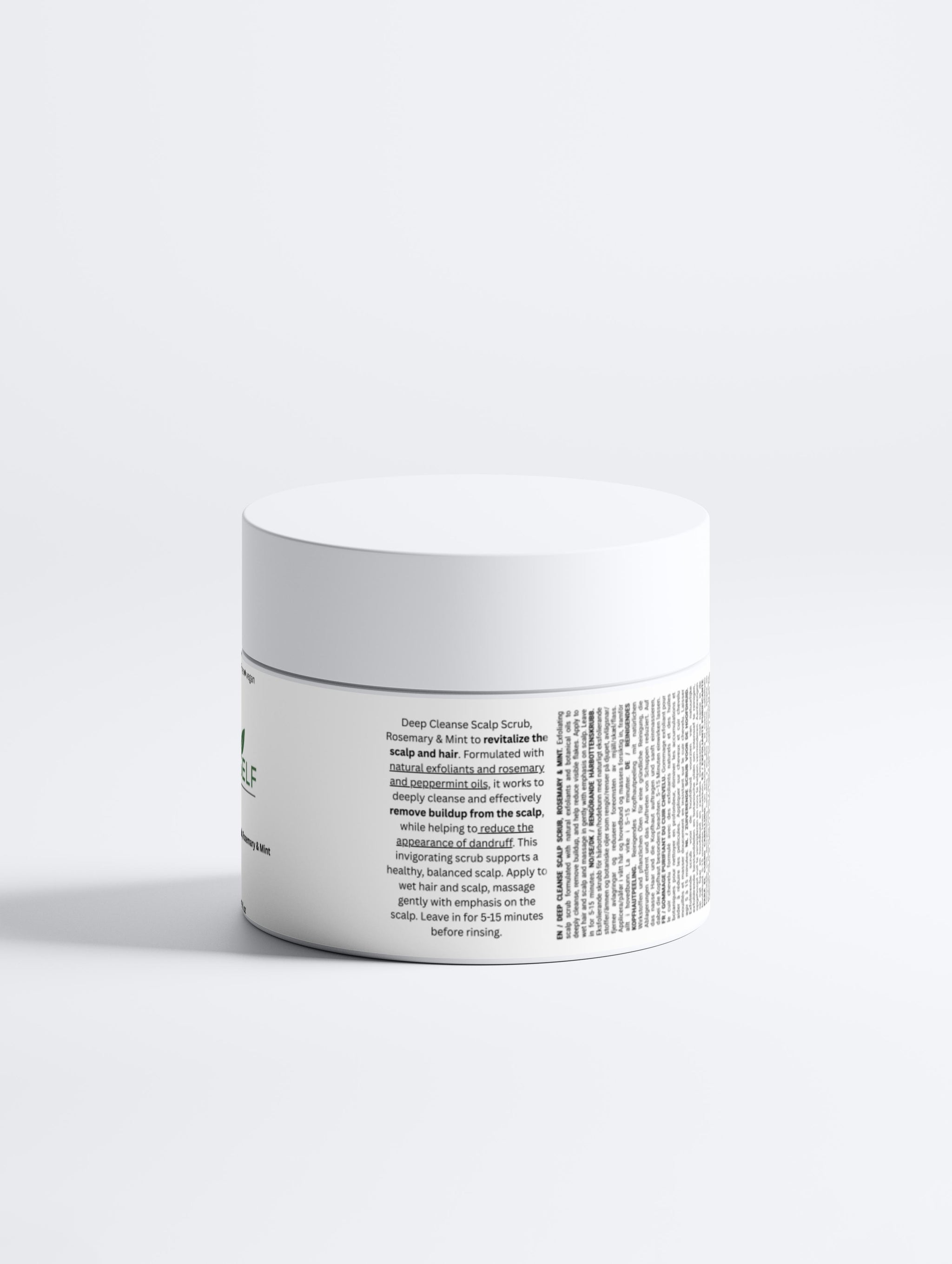 Deep Cleanse Scalp Scrub, Rosemary & Mint