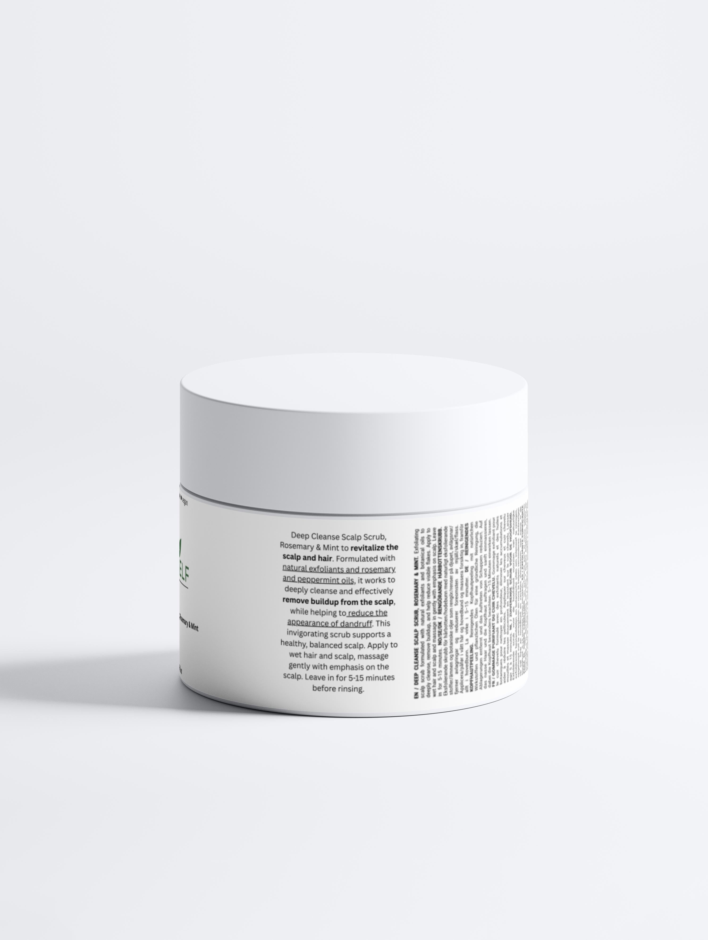 Deep Cleanse Scalp Scrub, Rosemary & Mint